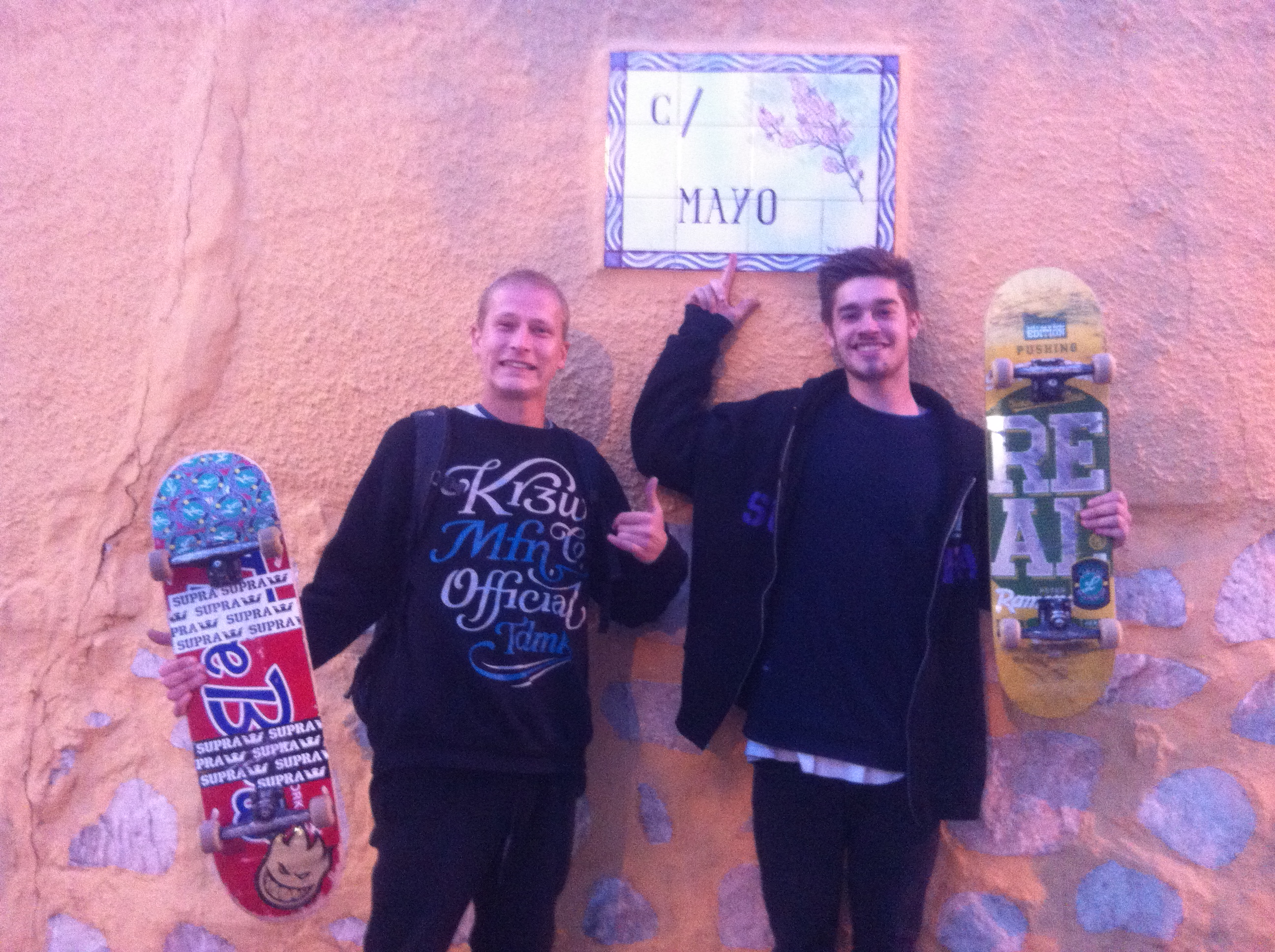 Malaga skateboard trip 2013 Danmark skateboard tur labforum labcph mads christensen bertram kirchert benjamin rubæk