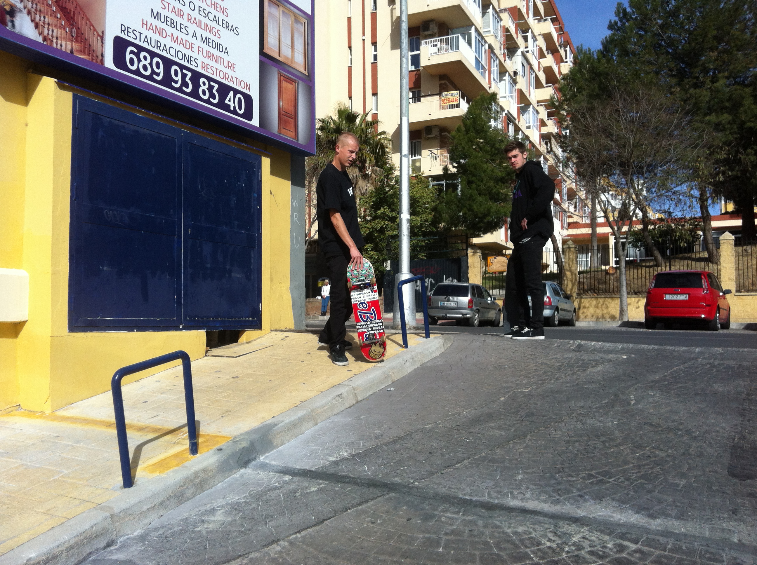 Malaga skateboard trip 2013 Danmark skateboard tur labforum labcph mads christensen bertram kirchert benjamin rubæk