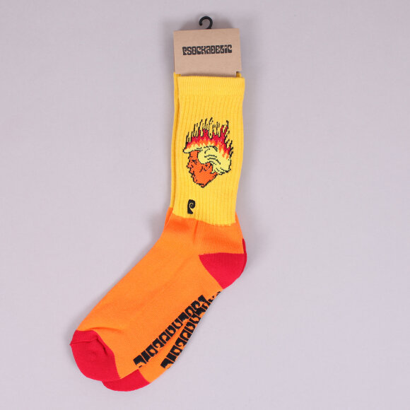 Psockadelic - Psockadelic Flaming Turd Socks