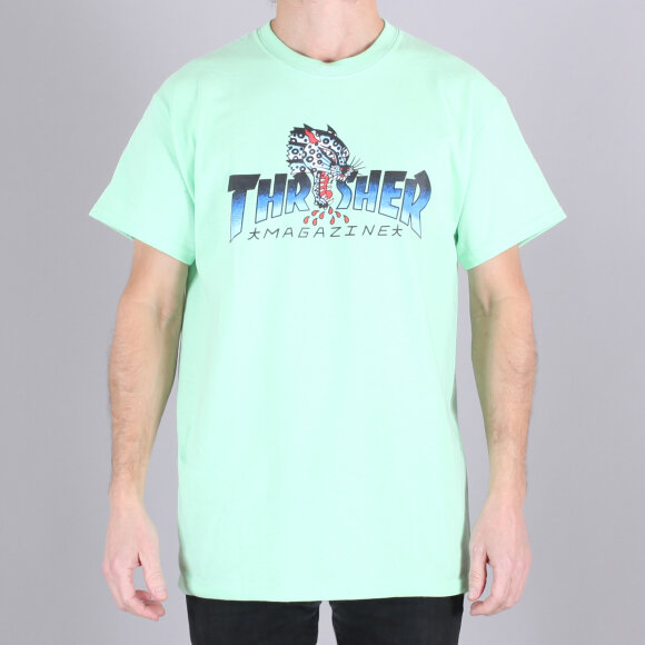 Thrasher - Thrasher Leopard Mag T-Shirt