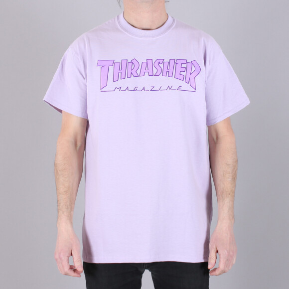 Thrasher - Thrasher Outlined Orchid Tee Shirt