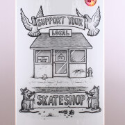 Lab - Support Your Local Skateshop Skateboard