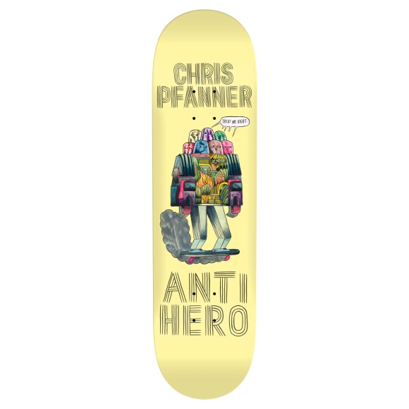 Antihero - Anti Hero Pfanner Hug Skateboard Antihero - Anti Hero Pfanner Hug Skateboard