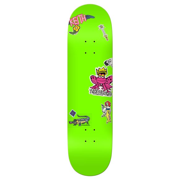Krooked - Krooked Cromer Neon Sticker Skateboard