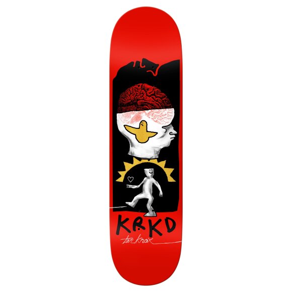 Krooked - Krooked Knox Brain and Bird Skateboard