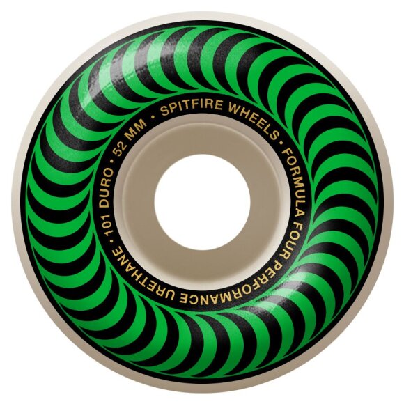 Spitfire - Spitfire Formula Four Classic Green Skateboard Hjul Spitfire - Spitfire Formula Four Classic Green Skateboard Hjul