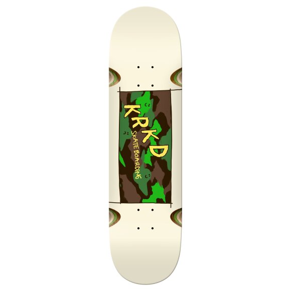 Krooked - Krooked Kamo Wheel Wells 8.5 Skateboard Krooked - Krooked Kamo Wheel Wells 8.5 Skateboard